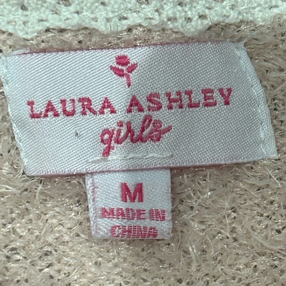 Laura Ashley Girls' Pink and Cream Dress - Picture 3 of 4